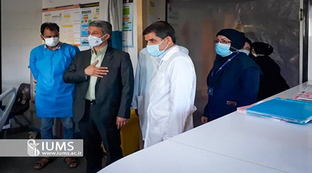 بازدید رییس دانشگاه علوم پزشکی ایران از بیمارستان امام حسین(ع) بهارستان