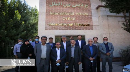 افتتاح ساختمان جدید پردیس بین  الملل با حضور هیئت رئیسه دانشگاه ایران