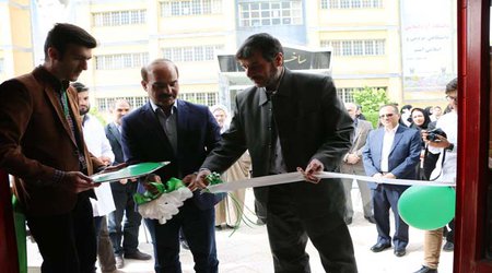 گزارش تصویری افتتاح نمایشگاه سیب سبز در واحد بجنورد