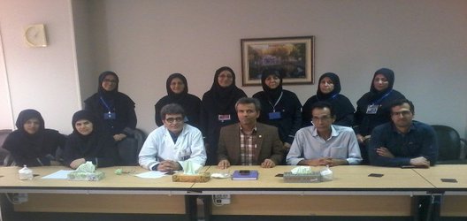 برگزاری جلسه طب خون بیمارستان ولایت شهرستان دامغان