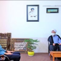 دیدار رییس جدید بیمارستان حضرت ولیعصر(عج) با امام جمعه شهرستان فسا