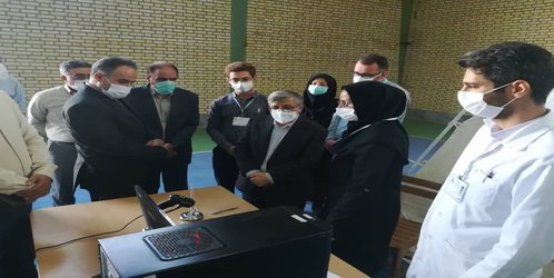 بازدید ریاست دانشگاه علوم پزشکی زنجان از بیمارستان بوعلی سینای خرمدره