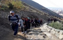 کوهپیمایی جمعی از علاقه مندان واحد به ارتفاعات دارآباد