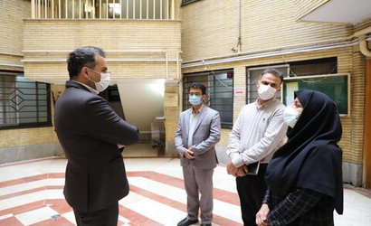 بازدید معاون دانشجویی و فرهنگی دانشگاه علوم پزشکی ایران از خوابگاه های دانشجویی