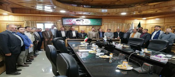 دیدار فرماندهان پایگاه‌ها و شورای حوزه ۳بسیج کارمندی دانشگاه‌های شهرستان کرمانشاه با رئیس دانشگاه رازی