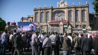 افتتاح پروژه عمرانی دانشکده فنی و مهندسی مرند با حضور وزیر علوم