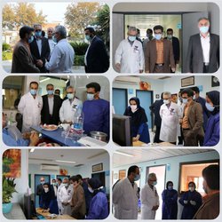 بازدید سرپرست دانشگاه علوم پزشکی بابل از بخش مراقبت‌های ویژه (ICU) بیمارستان روحانی