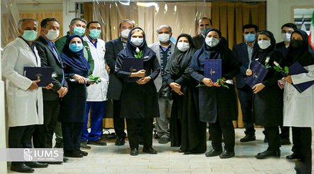 تقدیر هیئت رئیسه دانشگاه علوم پزشکی ایران از پرستاران