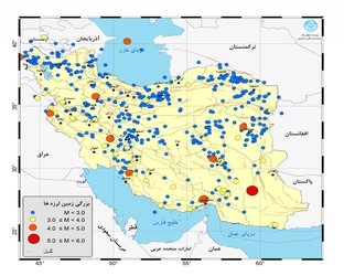 ثبت بیش از ۷۰۰ زمین‌لرزه در آذر‌ماه ۱۴۰۰ توسط مرکز لرزه‌نگاری کشوری موسسه ژئوفیزیک