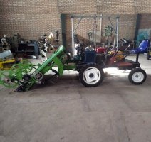 ماشین برداشت چند منظوره گیاهان دارویی برگی و سبزی طراحی و ساخته شد