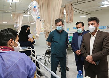 در اولین روز کاری؛
بازدید سرپرست جدید دانشگاه علوم پزشکی بوشهر از بیمارستان شهدای خلیج فارس و شهدای هسته ای/گزارش تصویری