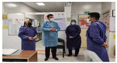 بازدید تیم های پایش دانشگاه علوم پزشکی مازندران از بیمارستان های چالوس، نوشهر، نور و محمودآباد  - ۱۴۰۰/۱۱/۰۸