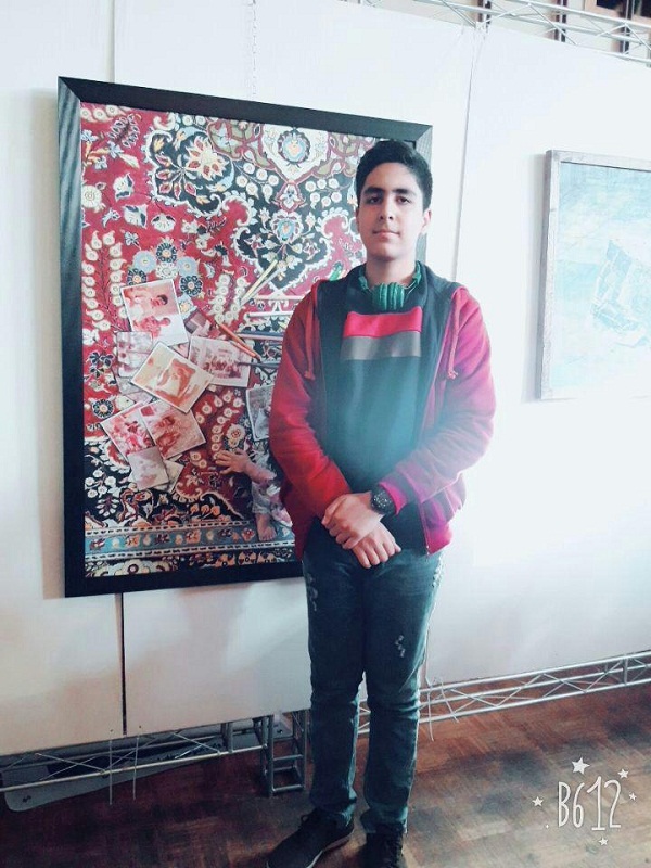 درخشش آقای عارف بای فرزند همکارمان جناب آقای یحیی بای در نخستین جشنواره آموزشگاهی نقاشی آیات استان گلستان