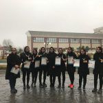 قهرمانی تیم شنای دختران دانشگاه گیلان در مسابقات دانشجویان منطقه ۲ کشور