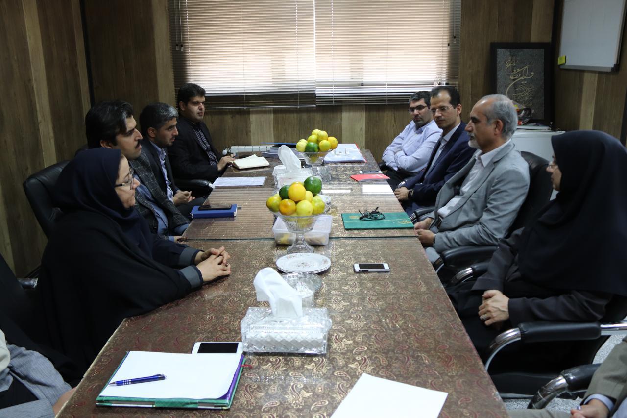 جلسه تودیع و معارفه مدیر امور پژوهشی و فناوری برگزار شد