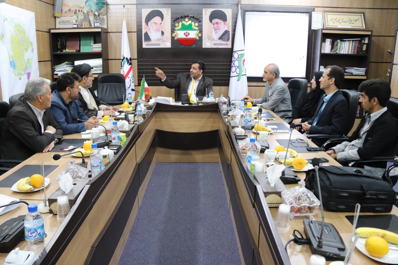 جلسه هیات رئیسه دانشگاه اردکان با اعضا شورای اسلامی شهر