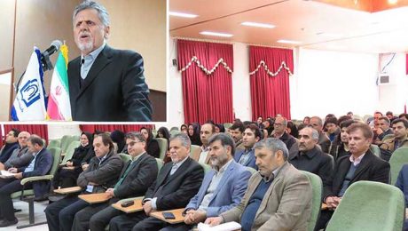 حضور دکتر ضرغام، رئیس صندوق حمایت از پژوهشگران و فناوران کشور در دانشگاه دامغان