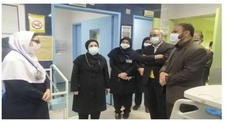 بازدید سرپرست دانشگاه علوم پزشکی مازندران از بیمارستان عباس آباد - ۱۴۰۰/۱۱/۱۲