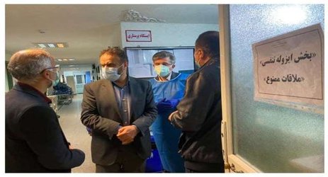 بازدید سرزده سرپرست دانشگاه علوم پزشکی مازندران از بیمارستان بوعلی ساری - ۱۴۰۰/۱۱/۱۷