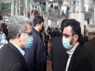 شرکت رییس دانشگاه علوم پزشکی شاهروددر نمازجمعه عبادی سیاسی بیست و دوم بهمن ماه