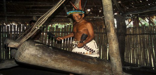 How an Amazonian people convey their entire language by drumbeat