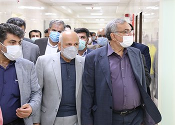 بازدید وزیر بهداشت از بیمارستان محلی شهر جدید عالیشهر/ گزارش تصویری شماره ۱۰
