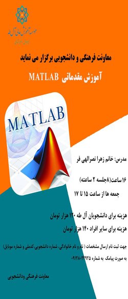 آموزش مقدماتی MATLAB