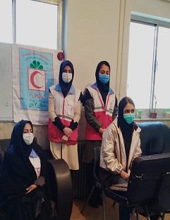 بازدید اعضای کانون هلال احمر دانشجویی دانشگاه شهرکرد از مرکز درمان و بازتوانی معتادین بانوان شهرکرد به مناسبت عید مبعث