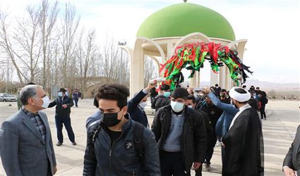 اعزام دانشجویان پسر دانشگاه آزاد اسلامی شهرکرد به اردوی راهیان نور