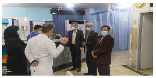بازدید معاون درمان دانشگاه علوم پزشکی مازندران از بیمارستان های بهشهر - ۱۴۰۰/۱۲/۲۶