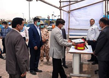 فرماندار کنگان از پایگاه اورژانس ۱۱۵ در دهکده گردشگری کنگان بازدید کرد