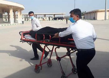 اعزام چهار بیمار به مراکز درمانی توسط بالگرد اورژانس هوایی در دشتستان