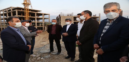 بازدید معاون توسعه وزیر بهداشت از بیمارستان های در حال احداث گرگان