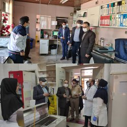 بازدید معاون تحقیقات و فناوری دانشگاه علوم پزشکی زنجان از شبکه بهداشت ماهنشان
