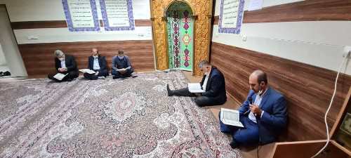 برگزاری مراسم روزانه محفل انس با قرآن کریم در شهرستان گنبد کاووس