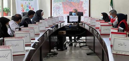 برگزاری مانور دورمیزی مدیریت حوادث و بلایا در مرکز بهداشت شرق تهران