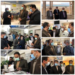 بازدید سرپرست دانشگاه علوم پزشکی مازندران  از بیمارستان ثامن(ع) گلوگاه - ۱۴۰۱/۰۳/۰۳