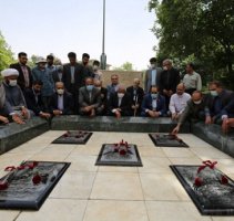 گزارش تصویری آیین غبارروبی مزار شهدای گمنام