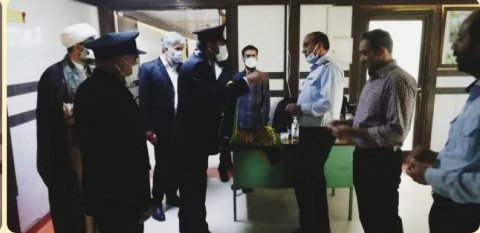 حضور پربرکت خادمان رضوی در بیمارستان امام حسین (ع) دانشگاه علوم پزشکی شاهرود