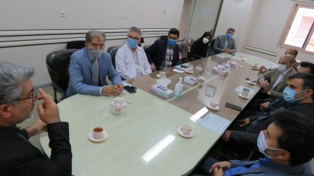 تصویری/بازدید دکتر حسین شیبانی از اتاق های عمل بیمارستان امام حسین (ع)