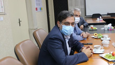 مدیر درمان سازمان تامین اجتماعی استان سمنان با دکتر شیبانی دیدار و گفتگو نمود