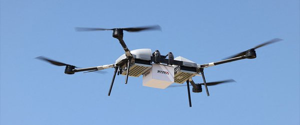 Drones bearing parcels deliver big carbon savings