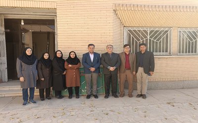 بازدید از بخش فنی و مهندسی مرکز تحقیقات و آموزش کشاورزی و منابع طبیعی استان کرمان