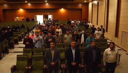 برگزاری مراسم فصل رویش با حضور دانشجویان نو‌ورود و مسئولین دانشگاه