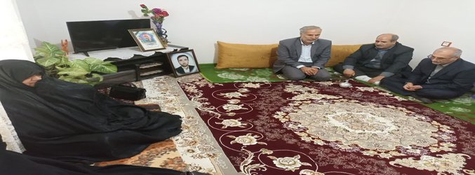 دیدار دانشگاهیان با خانوده معزز شهید مدافع امنیت " عباس فاطمیه " 