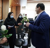 رئیس دانشگاه تهران از پرستاران مرکز بهداشت و درمان دانشگاه تقدیر کرد
