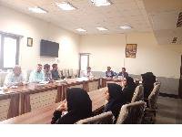 جلسه اعتبار بخشی بین المللی دانشگاه علوم پزشکی استان سمنان در دانشکده بهداشت 