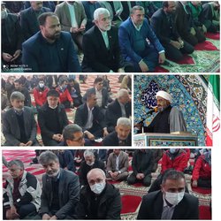 رئیس دانشگاه علوم پزشکی گلستان در نماز جمعه کلاله