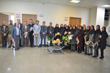 بازدید معاونین درمان و توسعه و مدیریت منابع به مناسبت روز حسابدار از واحد های مالی و بودجه