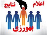 اعلام نتایج نهایی پذیرفته شدگان بهورزی